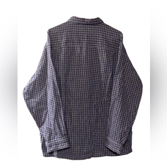 Patagonia Blue Flannel Mens L - Picture 2 of 6